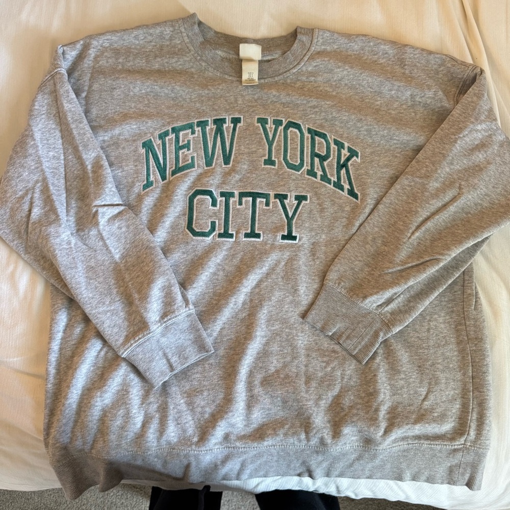 Gray New York City Sweater